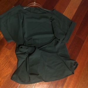 Green wrap top